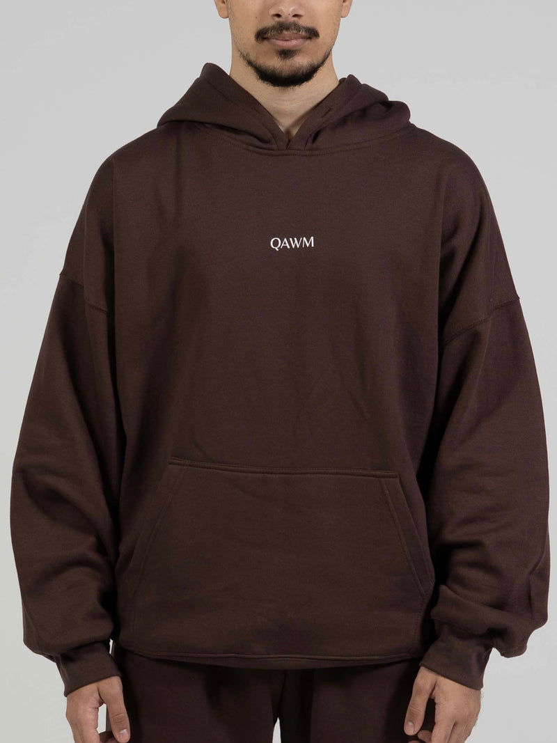 Essential Brown tracksuit Hoodie