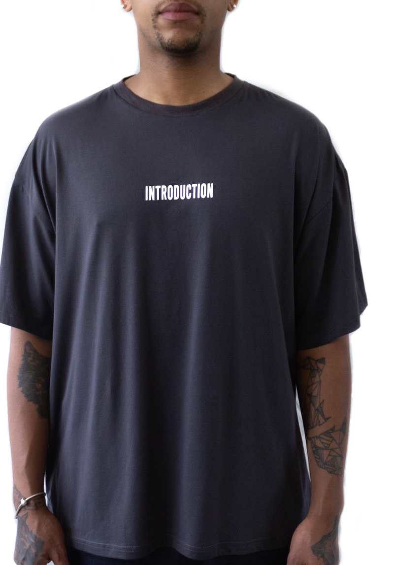 INTRODUCTION  ENGLISH T-SHIRT GREY